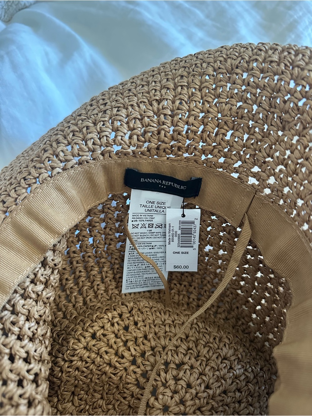 Banana Republic Straw Bucket Hat - Picture 2 of 4